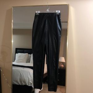 H&M leather leggings